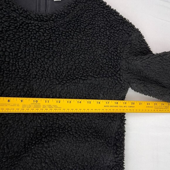 Lululemon Black Sherpa Fleece Wool Blend Pullover Warm Winter Sweater Women 4 - Picture 9 of 12